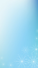 Poster - Winter snowy background. Concept design. Blue background. Xmas snow flake pattern. Winter season. Christmas greeting card. Magic concept. Merry christmas. Snowflake vector. Postcard design element.
