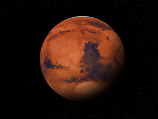Wall Mural - planet mars 3d