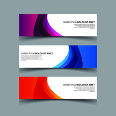 Vector Abstract design banner web template