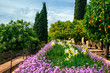 Generalife Gardens in Granada, Andalusia, Spain