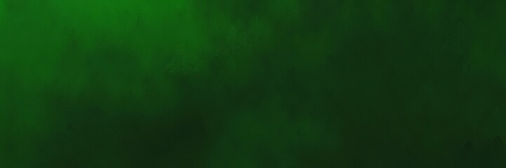 Fototapete - very dark green, green and dark slate gray color background with space for text or image. vintage texture, distressed old textured painted design. can be used as header or banner