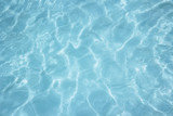 Fototapeta  - Blue pool water texture