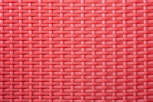 Red Weave Plastic Mesh Texture Background
