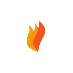 Poster - Fire illustration logo design template