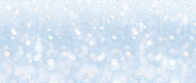 Winter Christmas Sparkling Shiny Silver Bright Glittering Abstract Bokeh Background