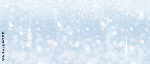 Fotografía Winter christmas sparkling shiny silver bright glittering abstract bokeh backgro