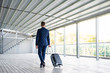 © LIGHTFIELD STUDIOS - back view of businessman in formal wear holding suitcase