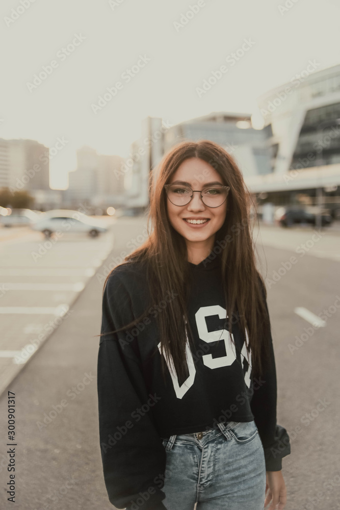 Beautiful girl glasses online