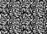 damask vintage seamless background with floral elements in Gothic, Baroque style. Royal texture, vector Eps 10