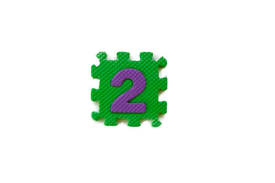 Colorful rubber puzzle