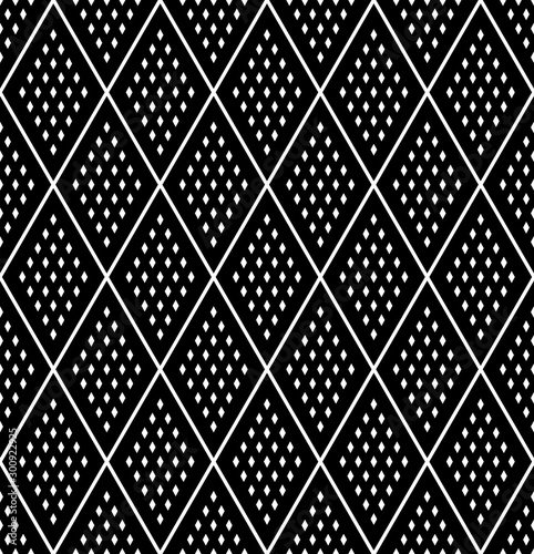 Seamless diamonds pattern. Geometric texture.