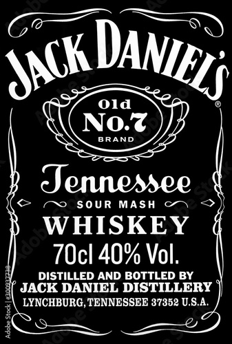 Label Of The Whiskey Jack Daniels No 7 Buy This Stock Photo And Explore Similar Images At Adobe Stock Adobe Stock