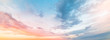 canvas print picture - Beautiful sunset sky. Nature sky backgrounds.	