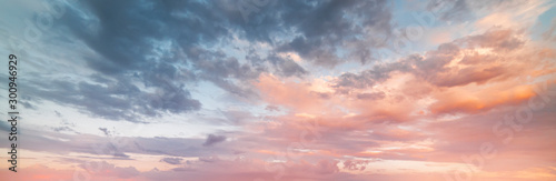 Fotomural Beautiful sunset sky. Nature sky backgrounds.