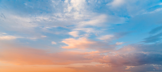 Wall Mural - beautiful sunset sky. nature sky backgrounds.