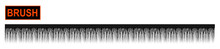 Decorative Fringe Brush For Fashion And Digital Illustration. Customizable And Colorizable Trimming.