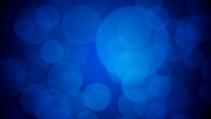 Wall Mural - circles background blue bokeh particles