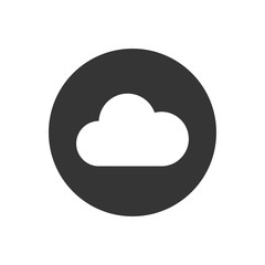 Poster - Grey Music streaming service icon isolated on gray background. Sound cloud computing, online media streaming, online song, audio wave. Vector