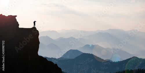 Fotomural exploration of a fearless, courageous and adventurous traveler