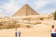 The famous pyramids of Cairo, Egypt