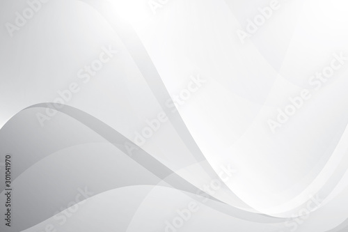 Fotografía Abstract geometric white and gray color background