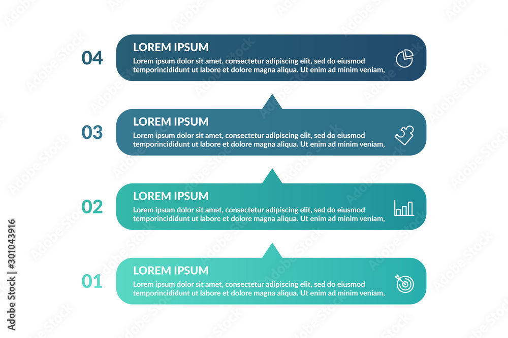 step or process infographic template design . infographic concept for ...