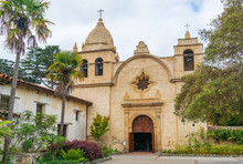 The Exterior Of The Historic Carmel Mission