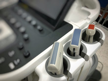 Linear, Curvilinear, Cardiac Probe Ultrasound With Machine