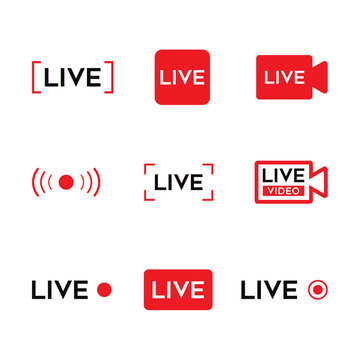 LIVE video icon.