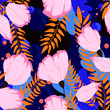 © Josephine Rais - Illustration of floral pattern