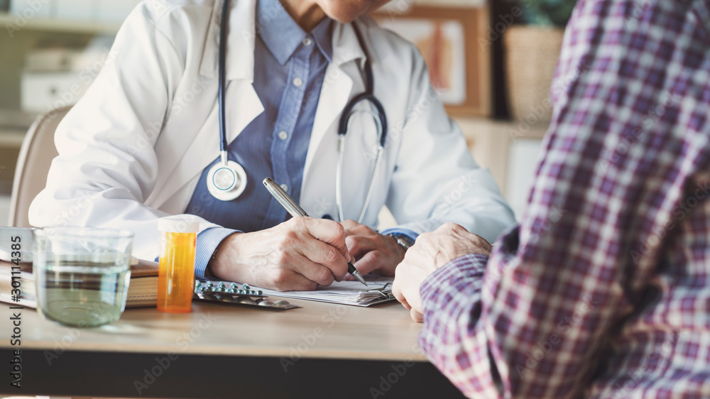 Gamesageddon Stock Doctor With Patient In Medical Office