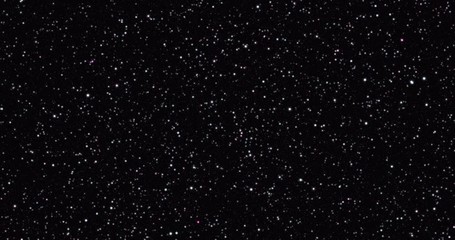 beautiful starry night sky with twinkling stars - video loop - prores