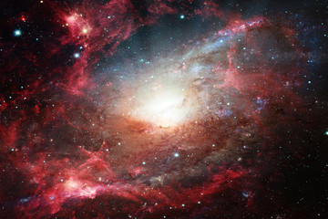 marvelous galaxy in a deep space. the elements of this image furnished by nasa.