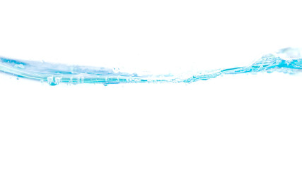 Aufkleber - Water splash and drop on white background