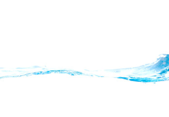 Aufkleber - Water splash and drop on white background