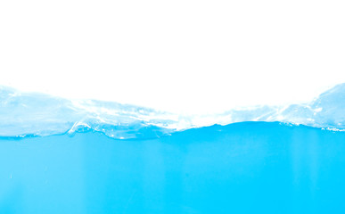 Aufkleber - Water splash and drop on white background