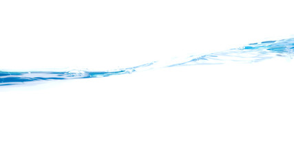 Aufkleber - Water splash and drop on white background