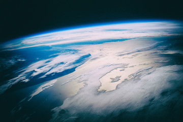 Wall Mural - dramatic view, earth. the elements of this image furnished by na