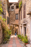 Fototapeta Uliczki - Vista del Borgo medievale Dolceacqua, Liguria, Italia