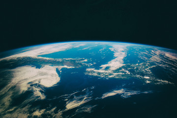 Wall Mural - Our unique planet from space. The elements of this image furnish
