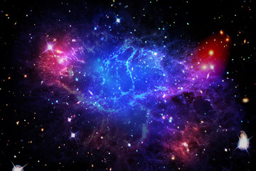 Wall Mural - amazing galaxy view and stars. the elements of this image furnished by nasa.