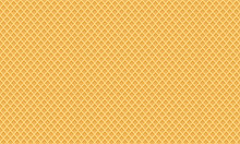 Sweet Dessert Wafer Background, Space For Your Text. Vector