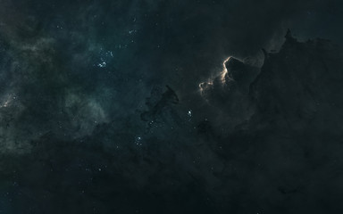 Wall Mural - nebulae, star clusters. deep cosmic landscape. science fiction. elements of this image furnished by 