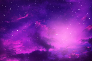 Wall Mural - night sky with stars.