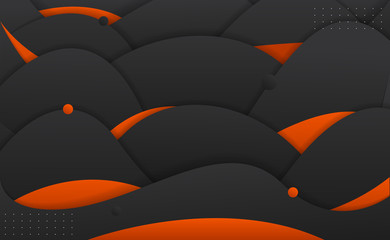 Poster - Abstract Blank and Orange Modern Background Wallpaper