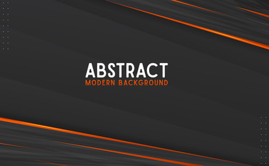 Poster - Abstract Blank and Orange Modern Background Wallpaper