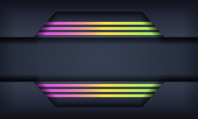 Wall Mural - abstract background with colorful gradient line. designed for web, banner, template, presentation, f