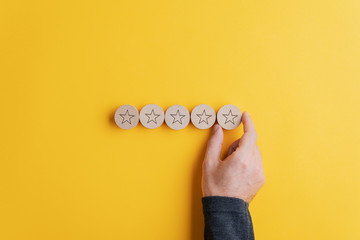 conceptual image of quality and service