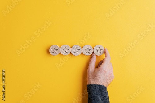 Fotomural Conceptual image of quality and service