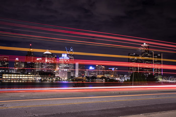 city traffic at night